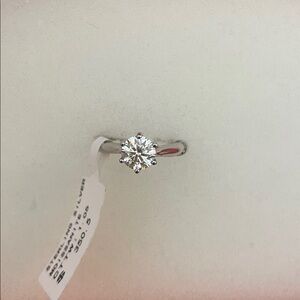 Sterling Silver Moissanite CTTW: 1. 05 Women’s Ring. New Without Box